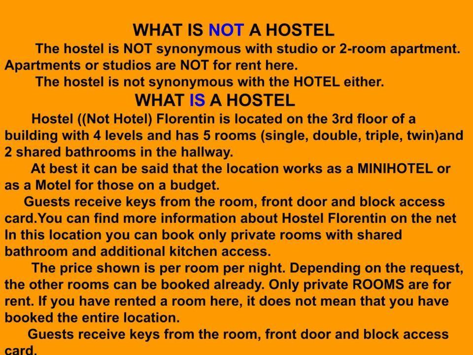 Florentin Hostel: Budget-friendly With Kitchen Access And Smart Tv Homestay *
